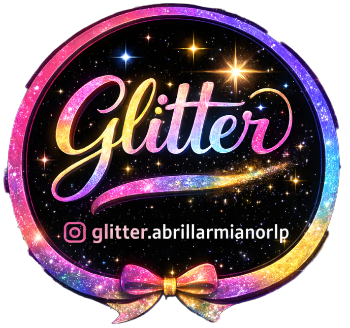 Logotipo Glitter a brillar mi amor lp