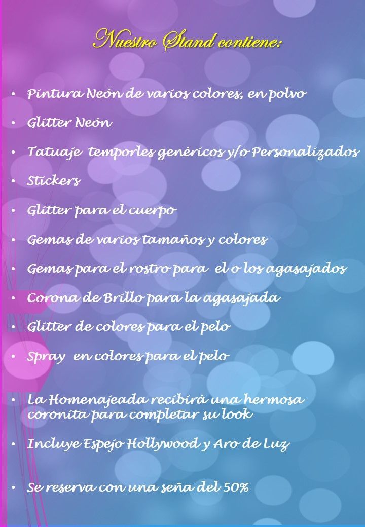 Póster de color azul violáceo pastel con una lista de consejos en forma de viñetas y un título en letra cursiva amarilla.