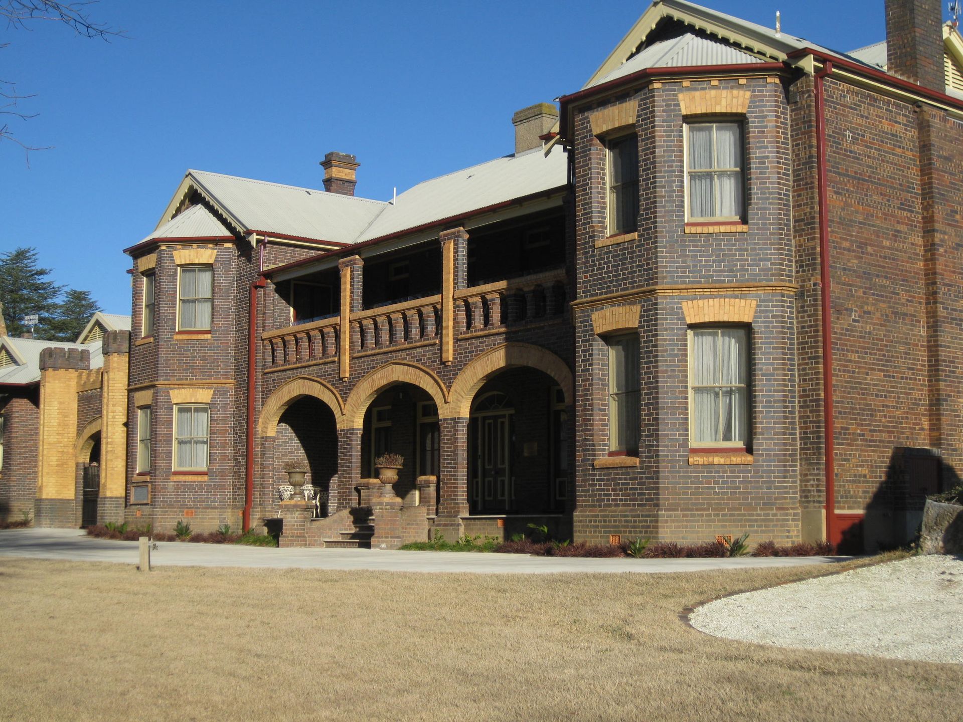 Outside of Catholic Cathedral in Armidale an example of heritage painting contracting done by love paint