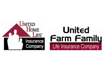United Home Life and United Farm Family Life Insurance Company logos on a white background