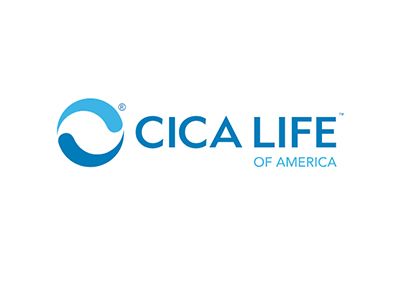 CICA Life of America logo in blue on a white background