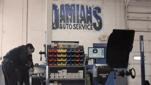 Wheel Alignment Equipment at Damian's Auto Service