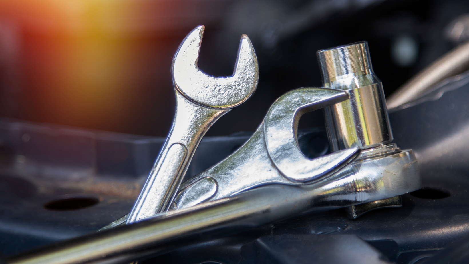 Car mechanic workshop tools