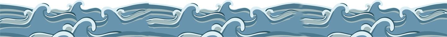 Blue waves graphic