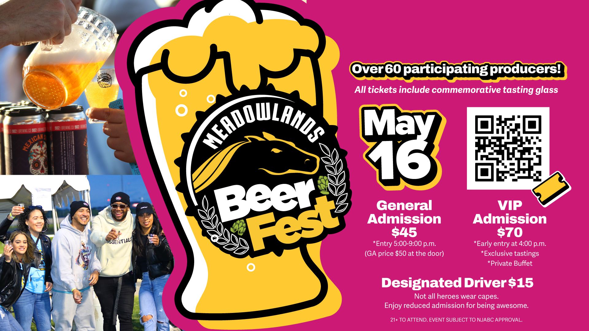 TICKETS ON SALE FOR MEADOWLANDS RACETRACK'S 2026 CRAFT BEER & WINE ...