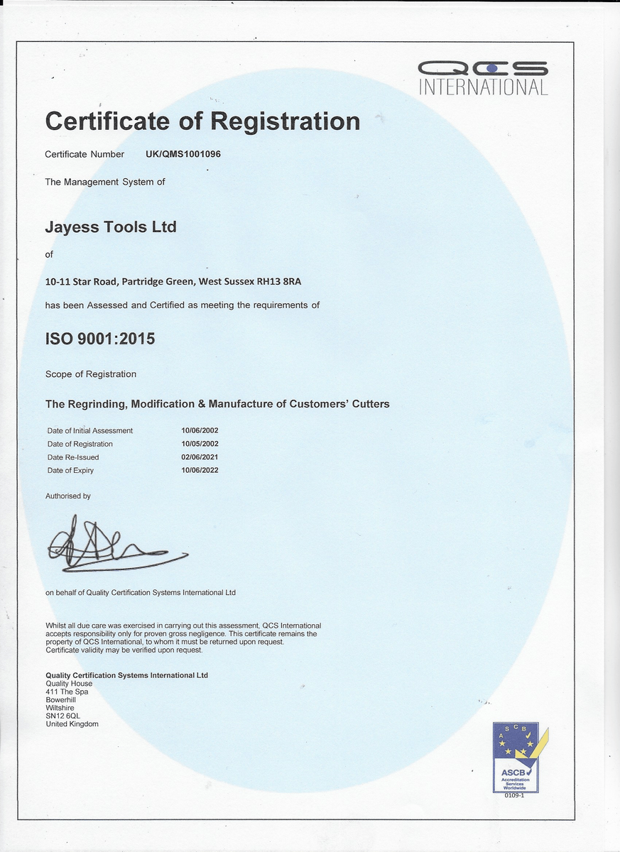Certificate of Registration