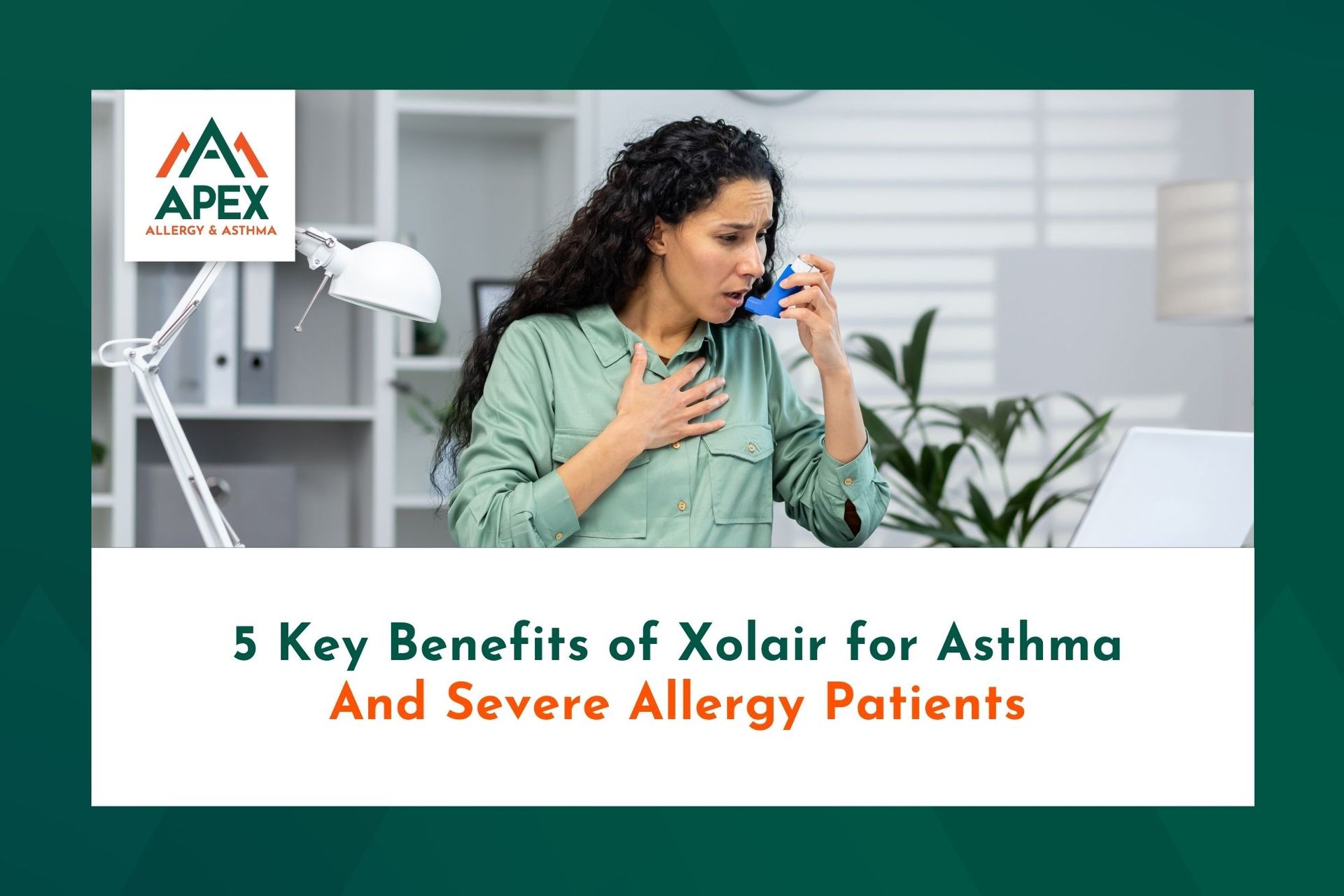 An asthma patient looking for the best severe asthma treatment option available online.