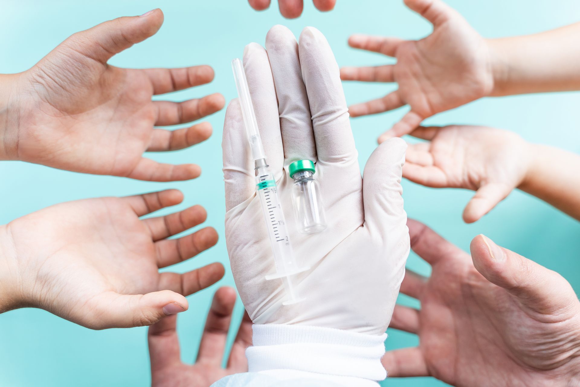 A group of people highlighting immunotherapy for allergic rhinitis.
