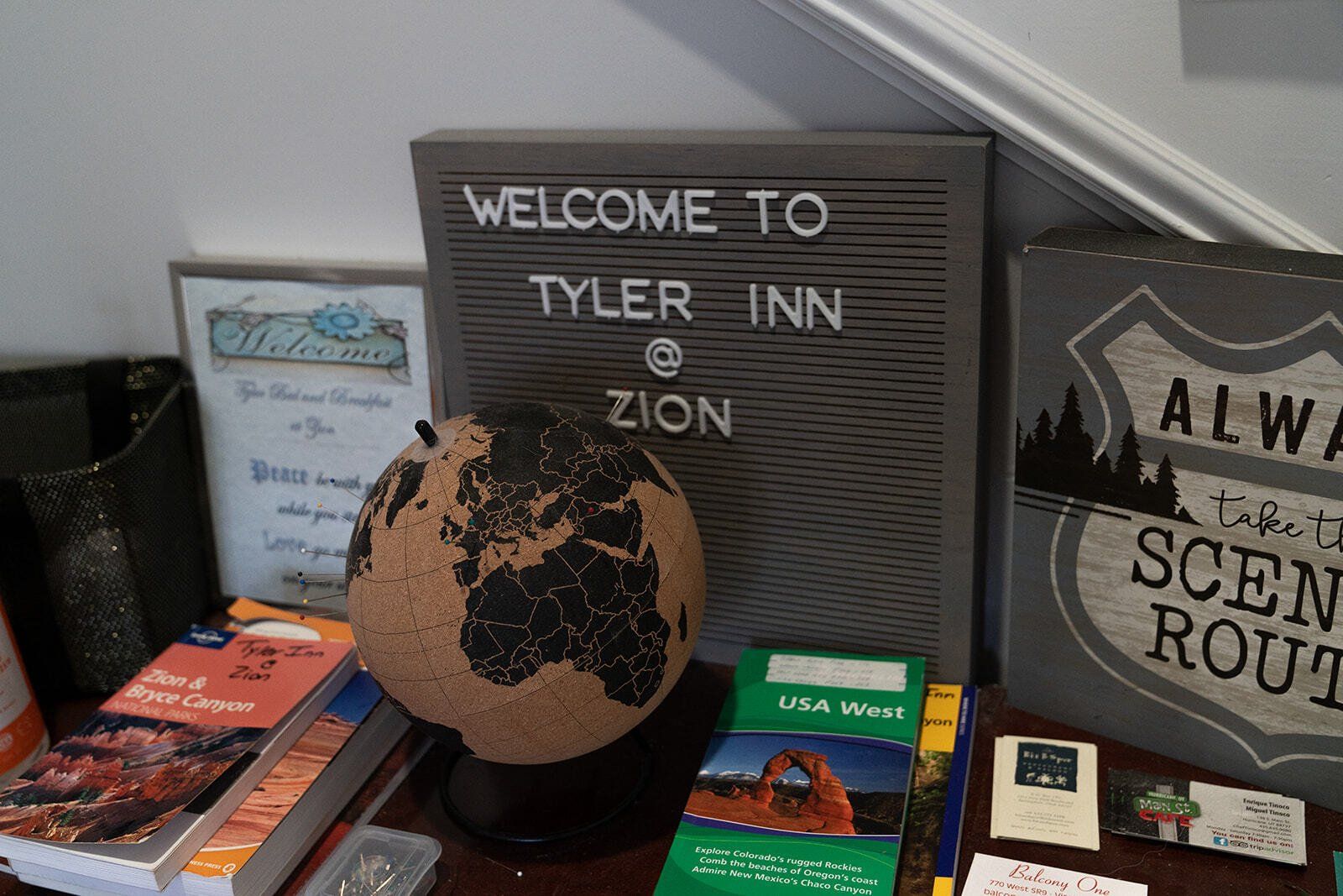 Welcome table