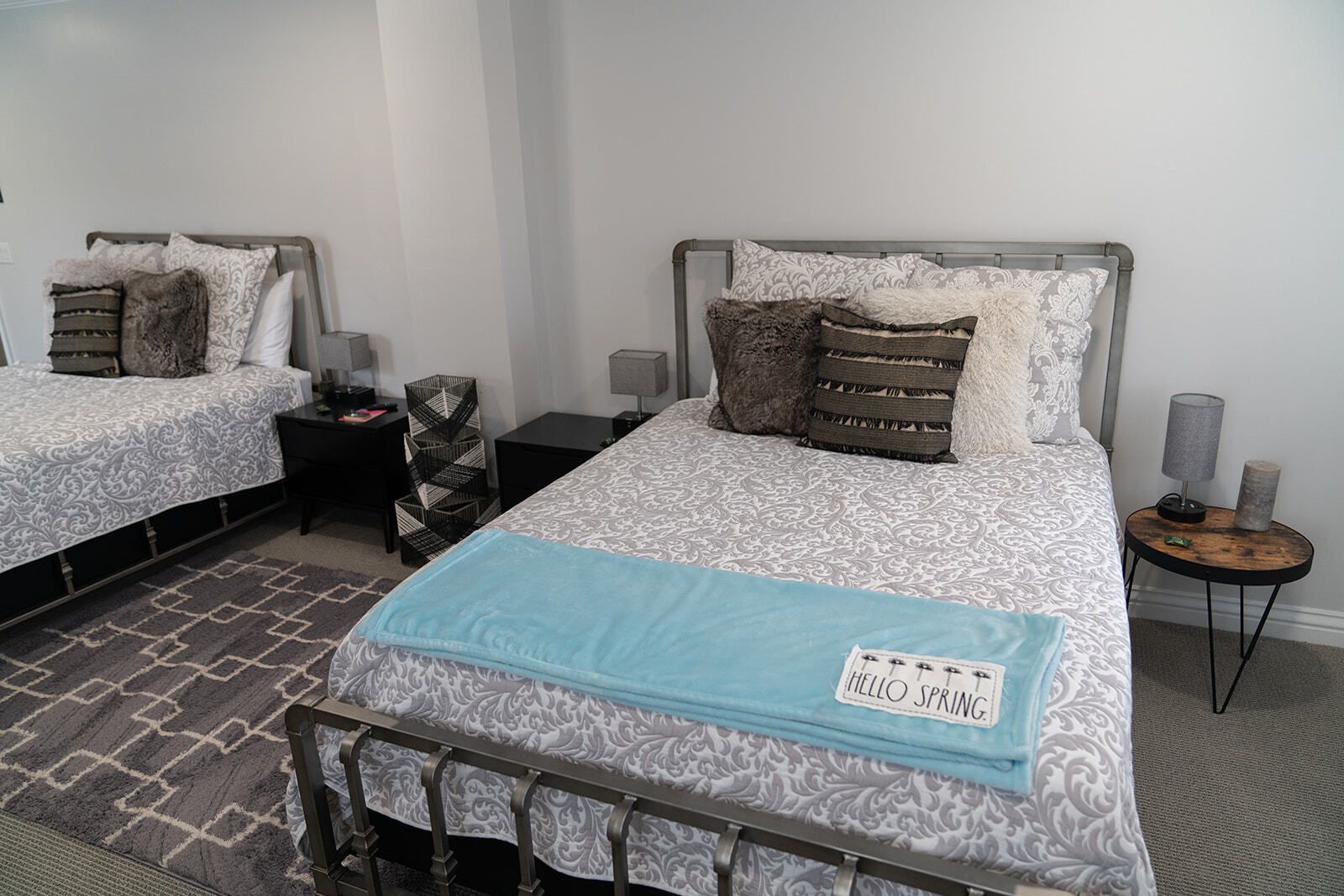 Bed in a room
