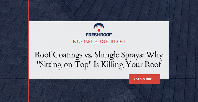 Roof Coatings vs. Shingle Sprays: Why 