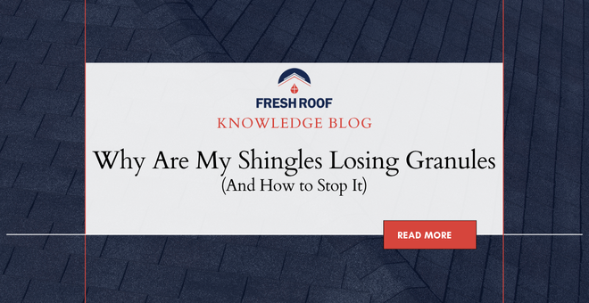 Why Are My Shingles Losing Granules? | Fresh Roof Rejuvenation