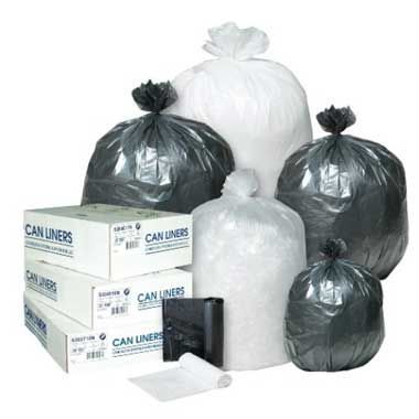 BOLSA NEGRA Y NATURAL EN CAJA (CANLINER)