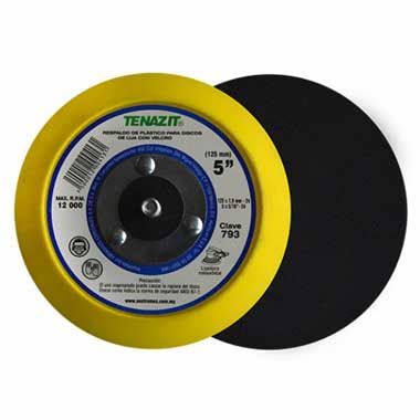 RESPALDOS PARA DISCOS DE VELCRO EN 5″ Y 6″ MARCA KLINGSPOR, AUSTROMEX Y 3M