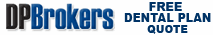 Logo for DPBrokers with the text 
