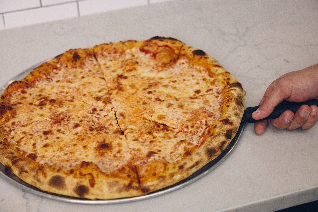 Flippers Pizza Co Dairy Free Plant Based Cheese Pizza Option