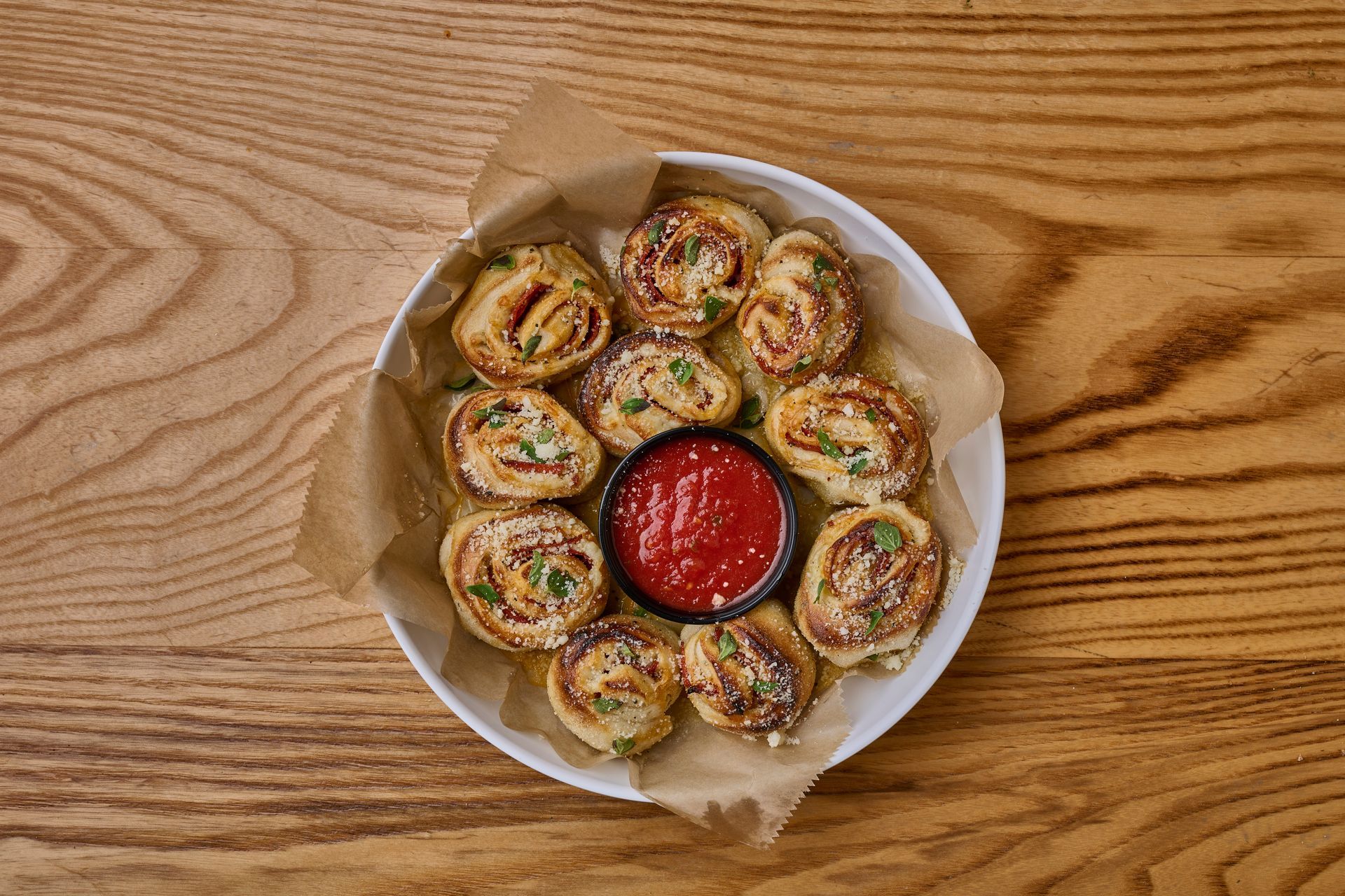 Flippers Pizza Co Hot Bacon Honey Buns