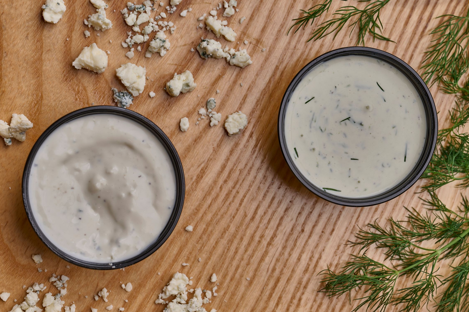 Flippers Pizza Co homemade dressings