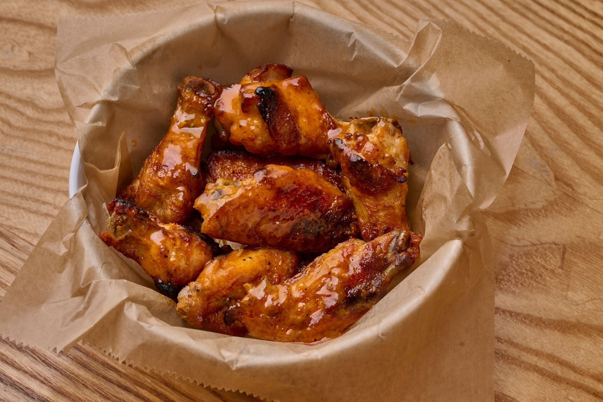 Flippers Pizza Co oven baked wings shareable