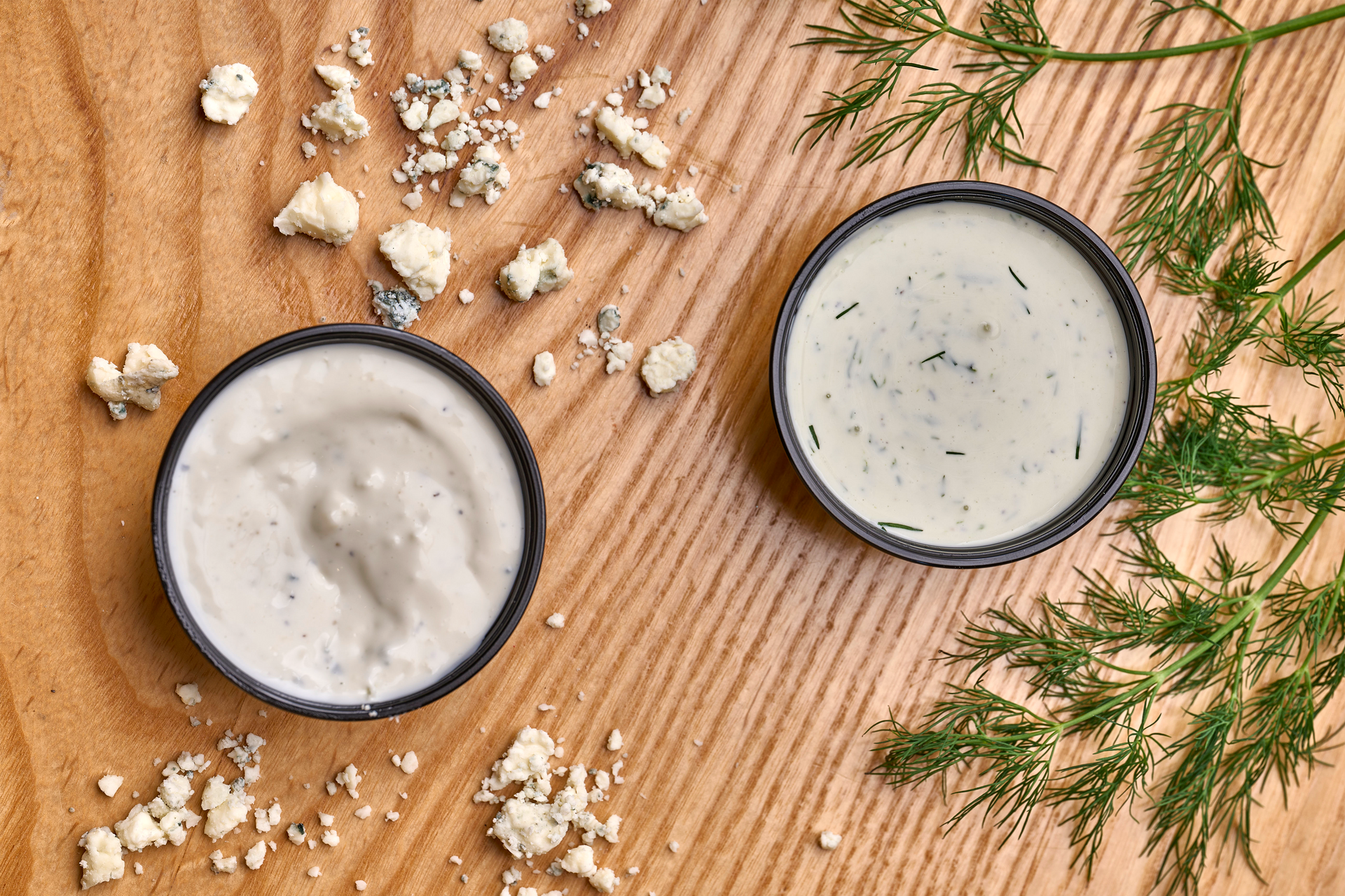 Flippers Pizza Co. Handheld dipping sauces