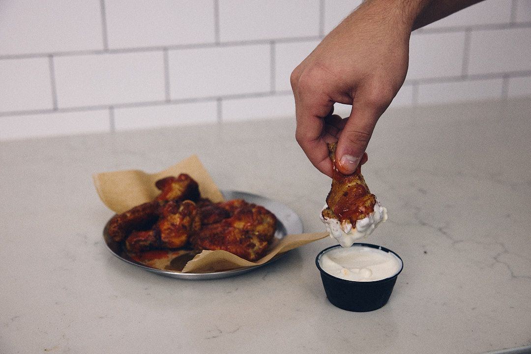 Flippers Pizza Co Chicken Wings and Housemade Ranch