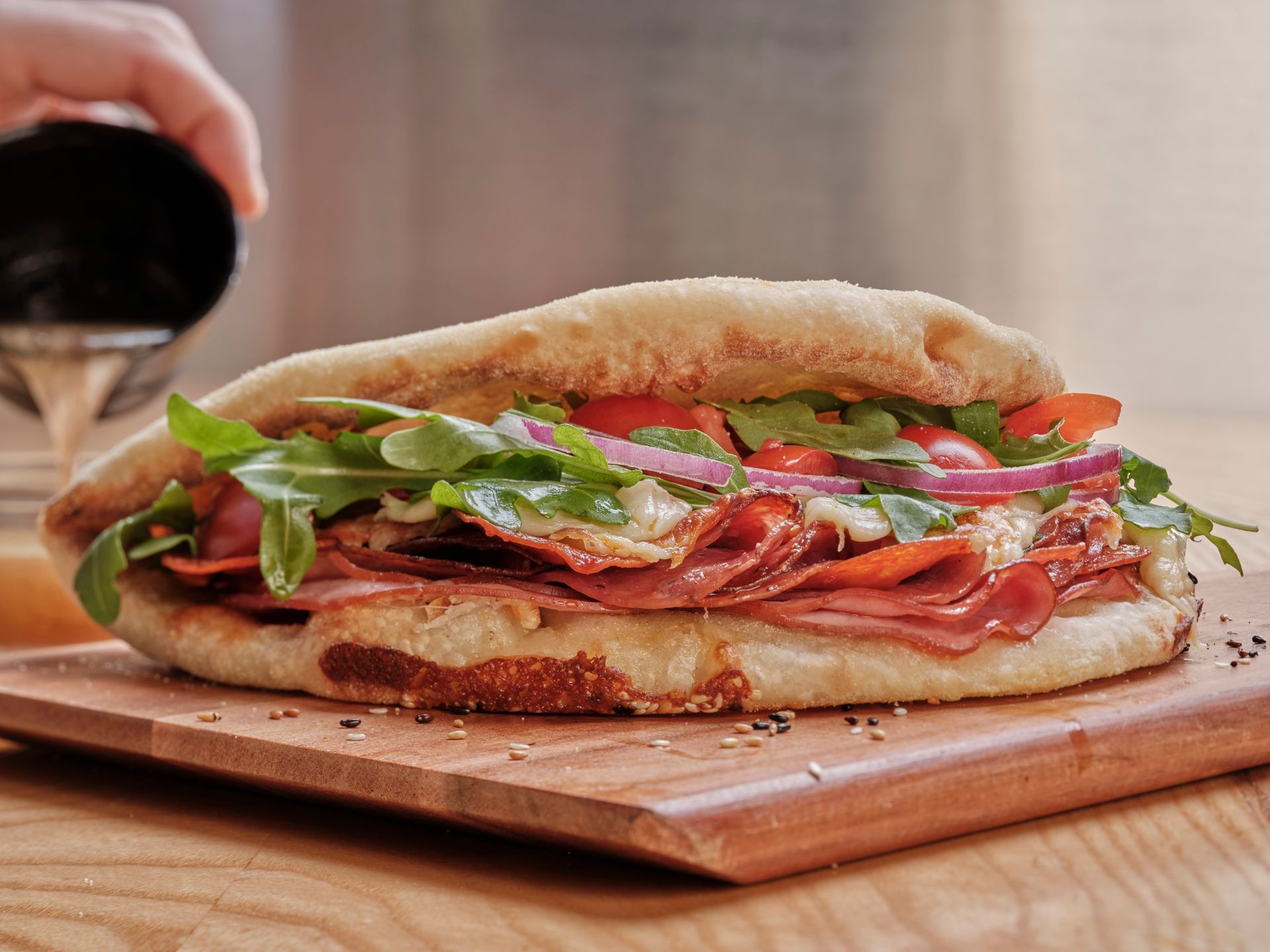 Flippers Pizza Co. Handheld oven baked sandwiches 