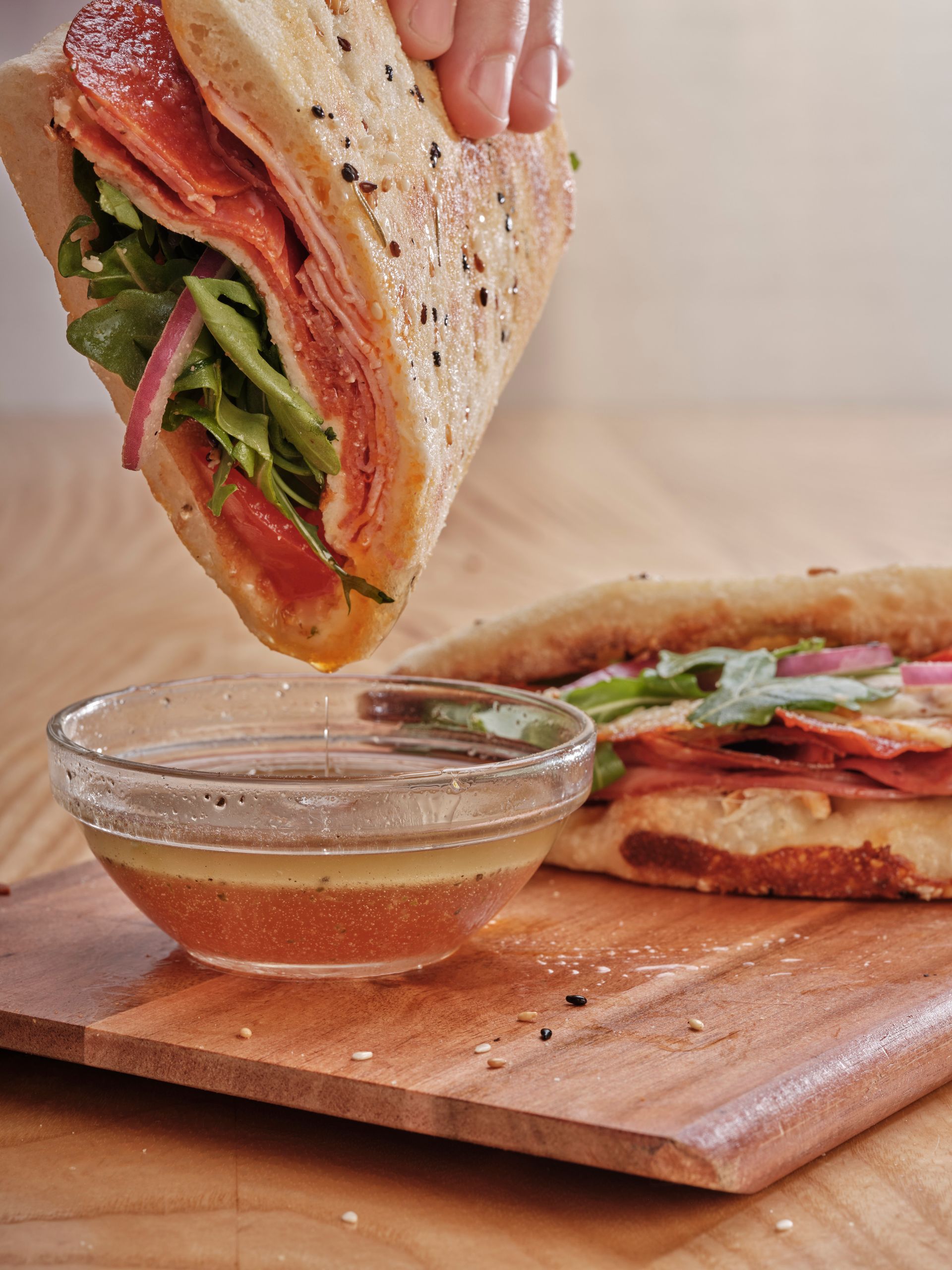 Flippers Pizza Co. Hadheld menu options