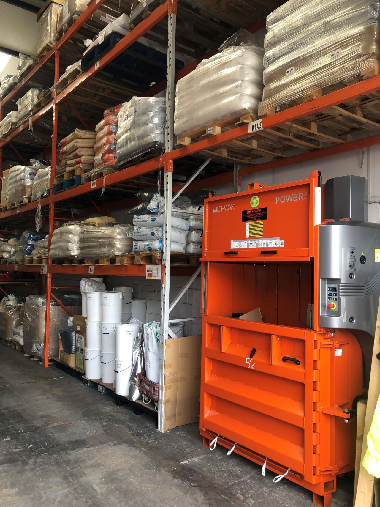 New Orwak baler at TCB Arrow
