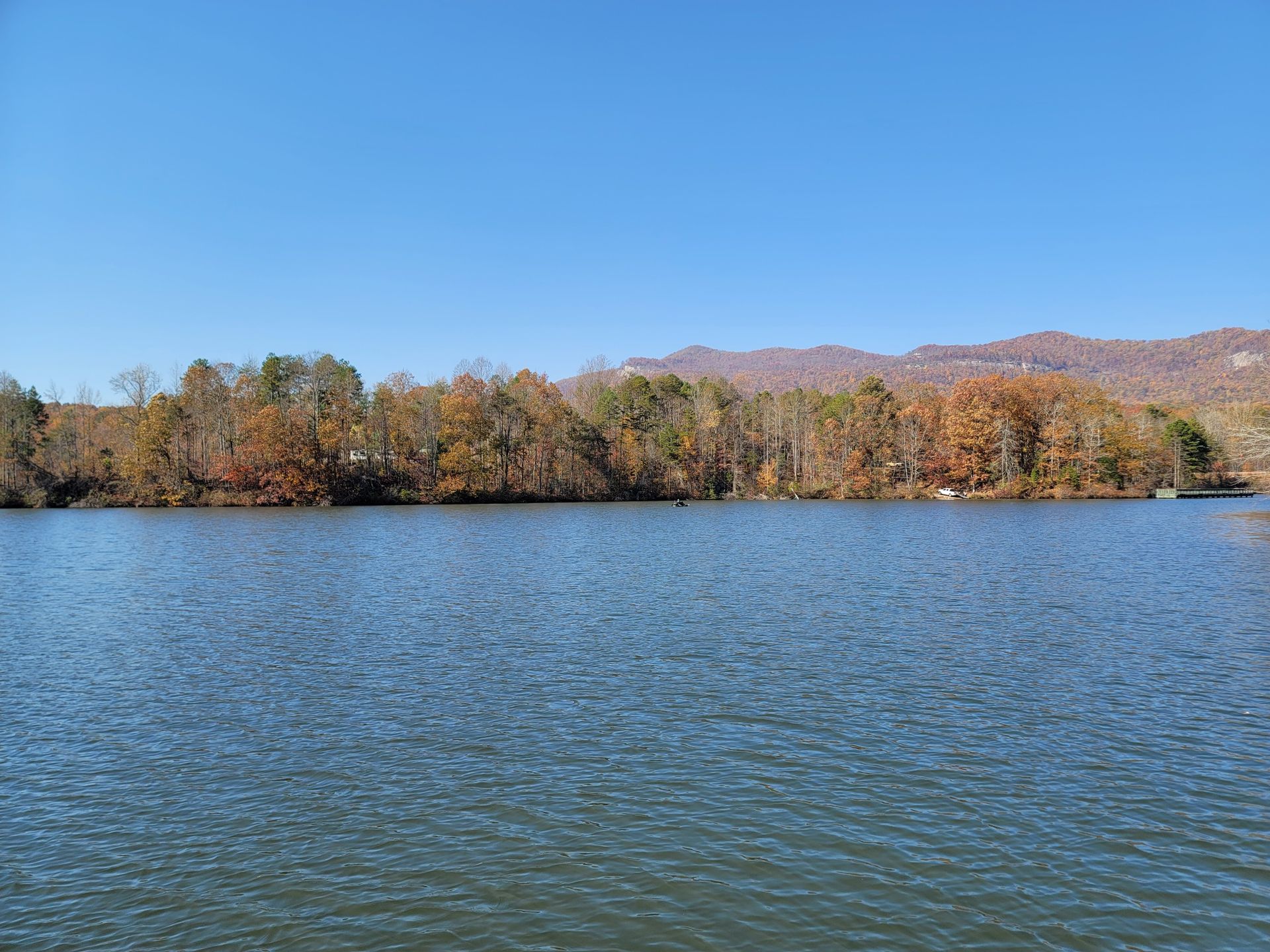 Lake at Table Rock State Park.