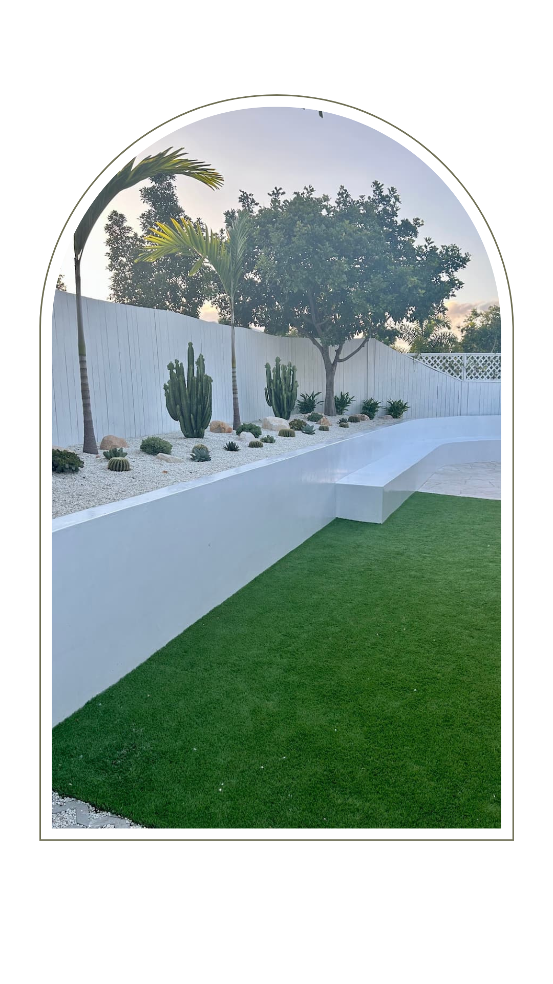 Artificial turf in a backyard - Artificial Turf Gold Coast