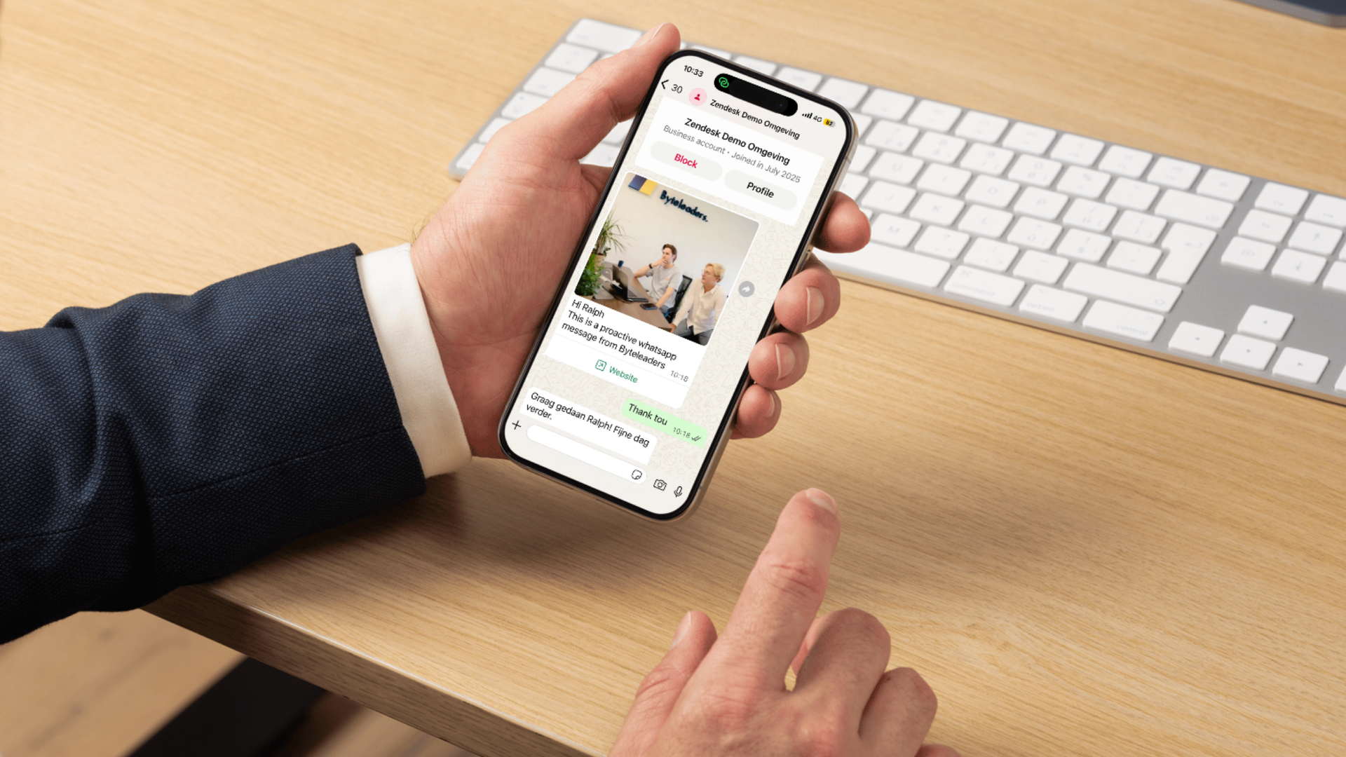 whatsapp business klantenservice