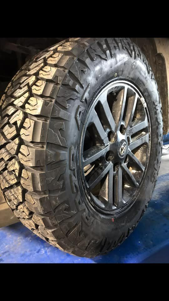 A Close up Of a Tire and Wheel on A Truck — Modern Motors-Nabiac in Nabiac, NSW