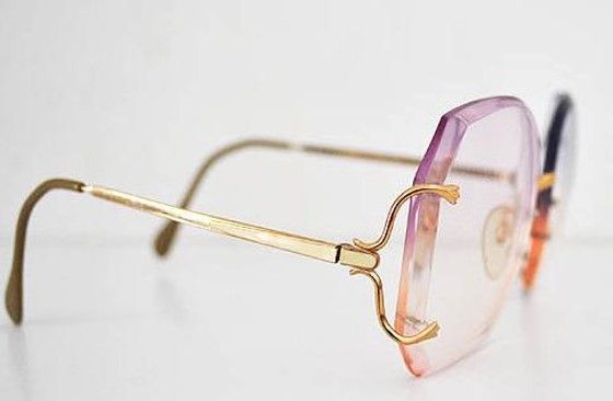 Vintage 80s frameless eyewear