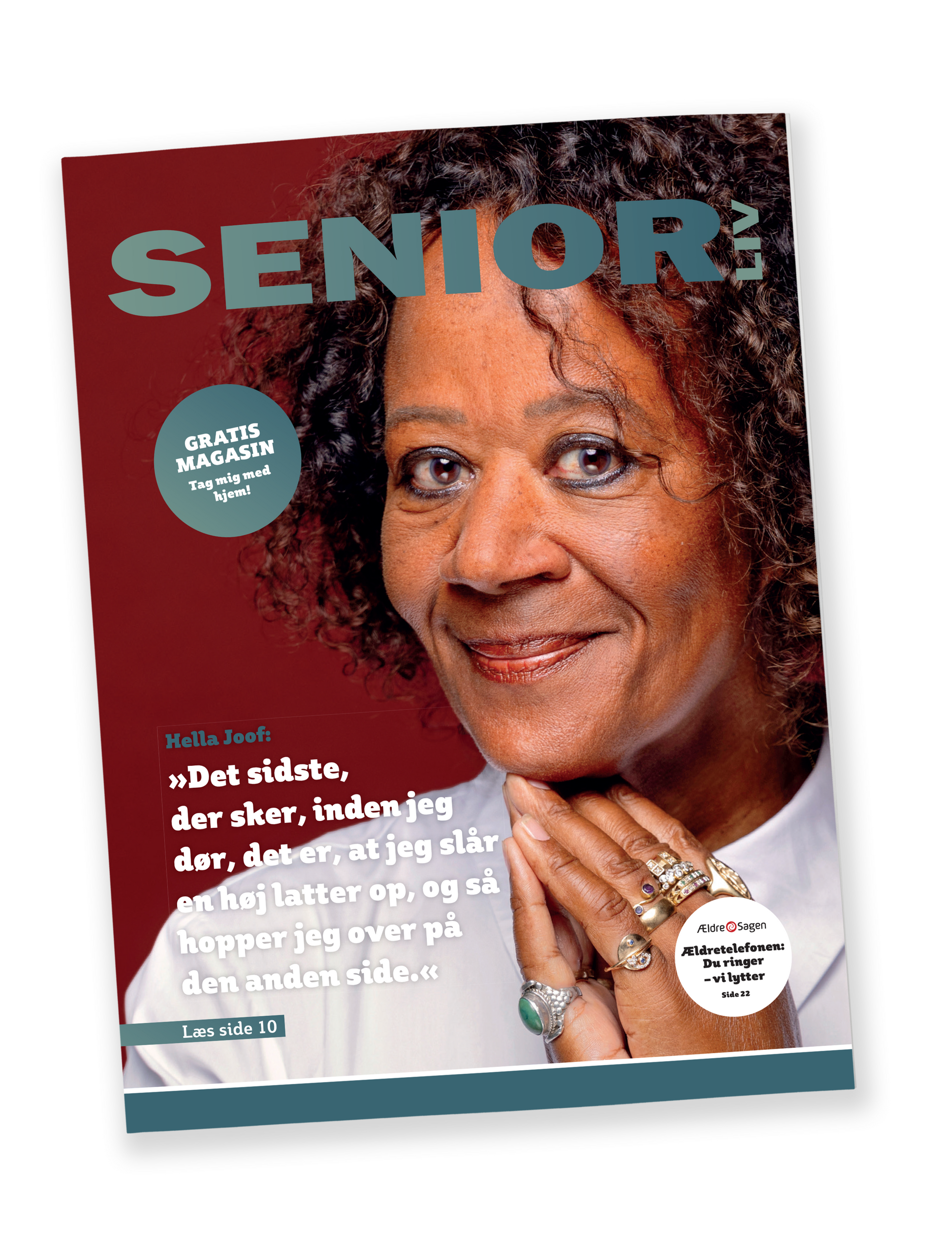 Hella Joof er på forsiden af et seniormagasin