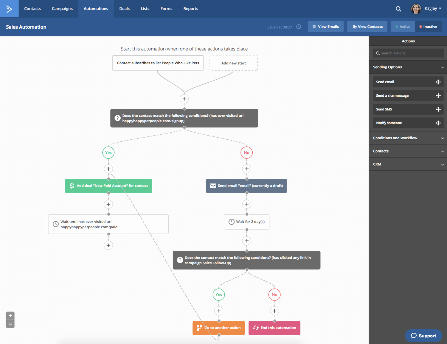 A screenshot of a computer screen showing a flow chart