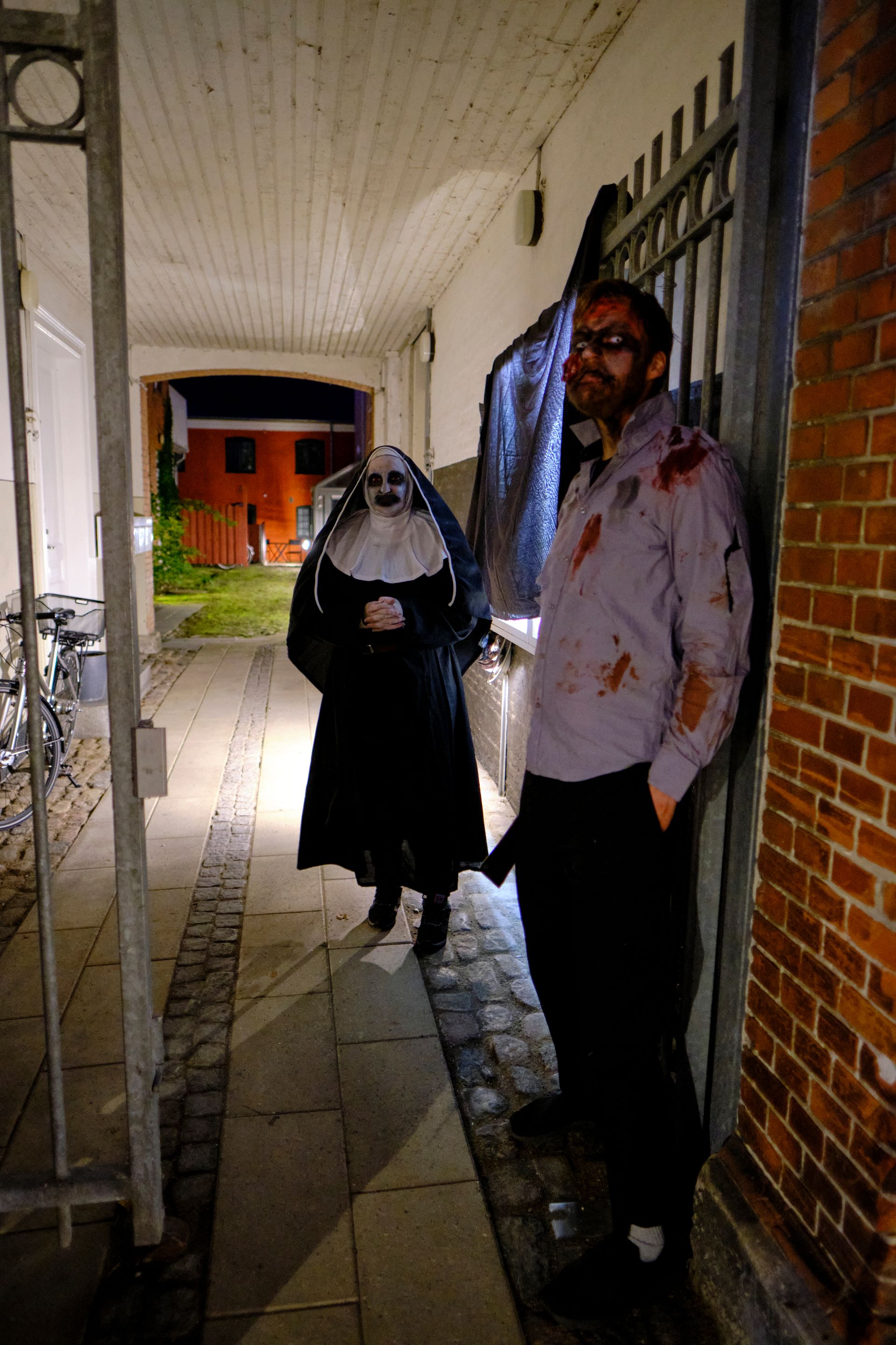Billede fra Halloween i Præstø