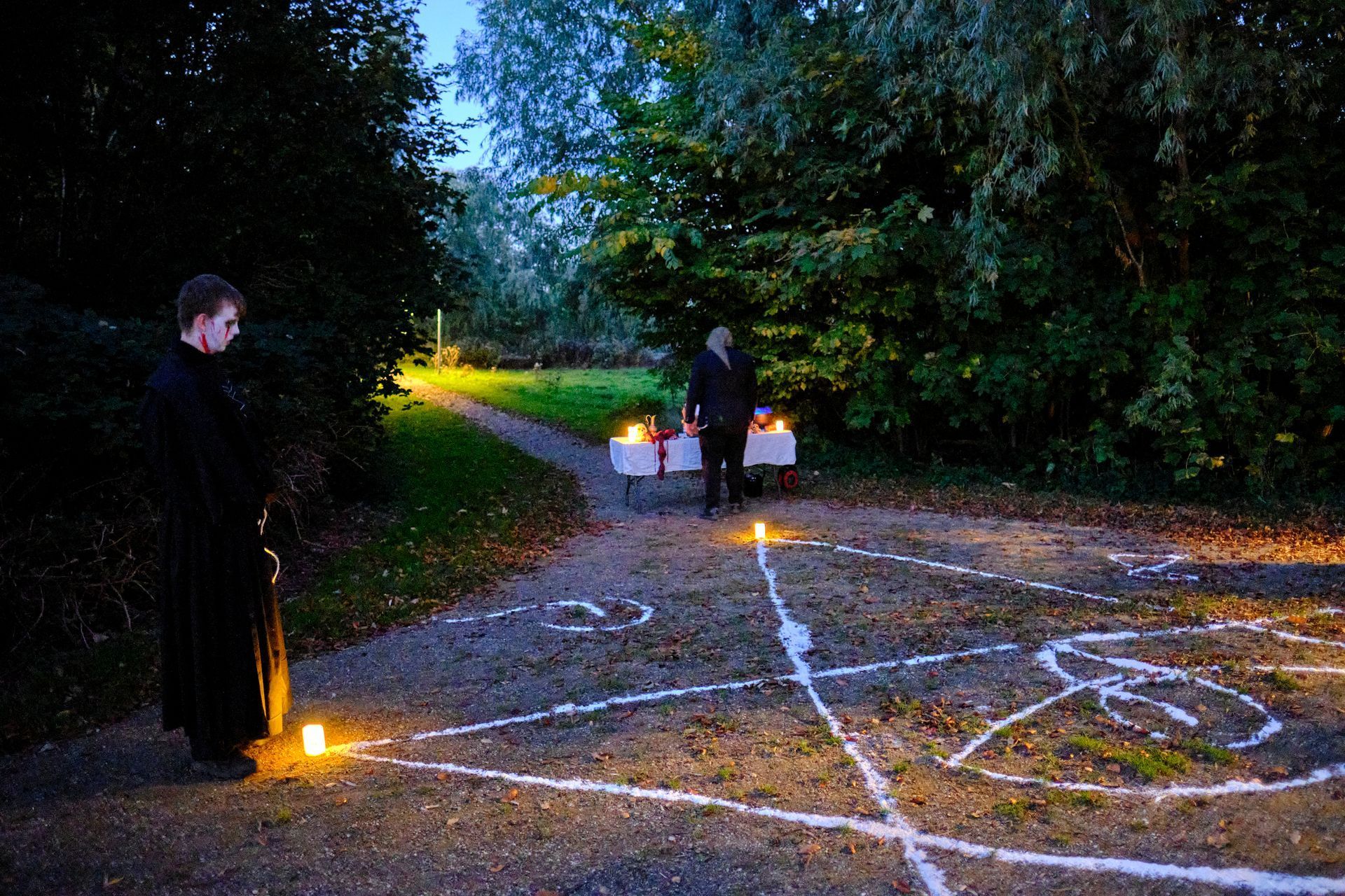 Billede fra Halloween i Præstø