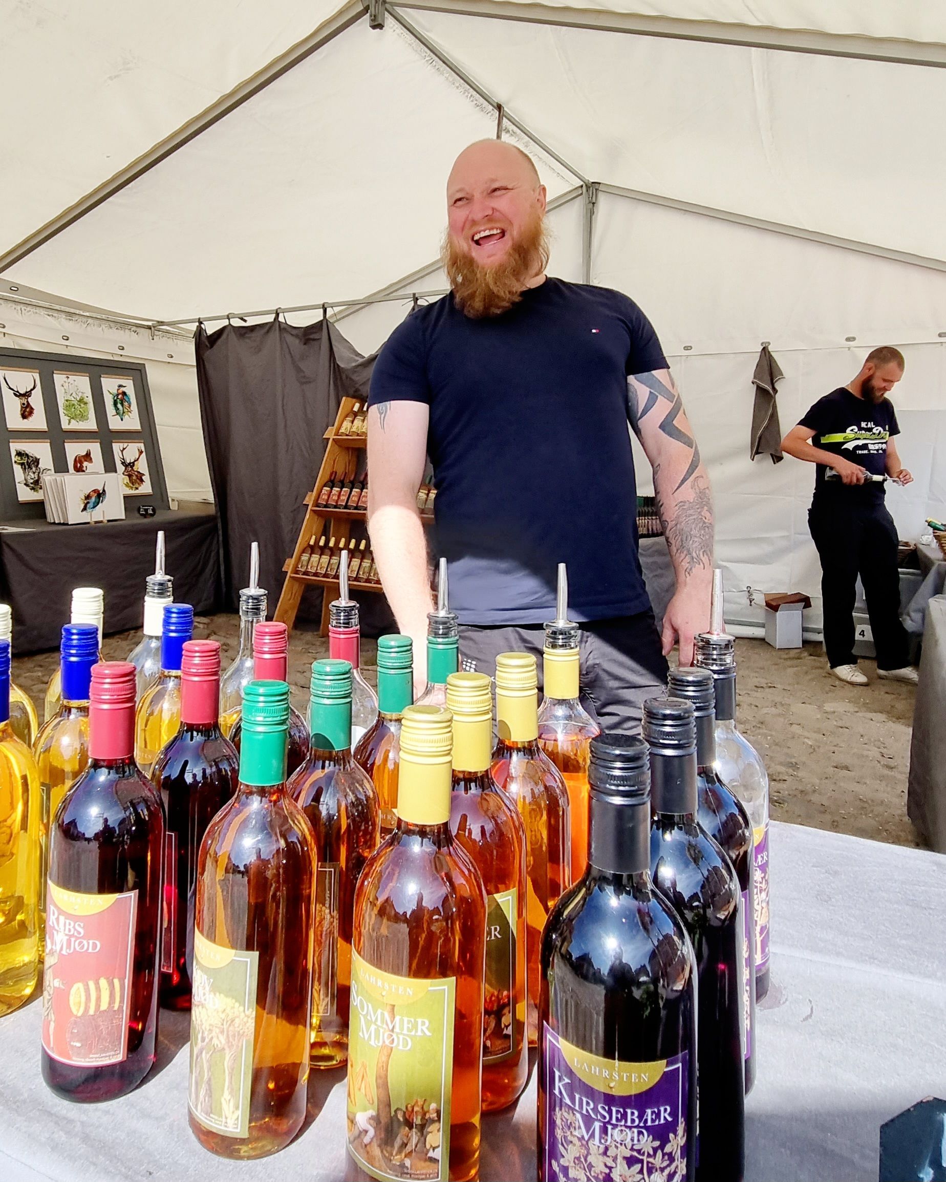Fransk Forår i Præstø: Stand med spiritus