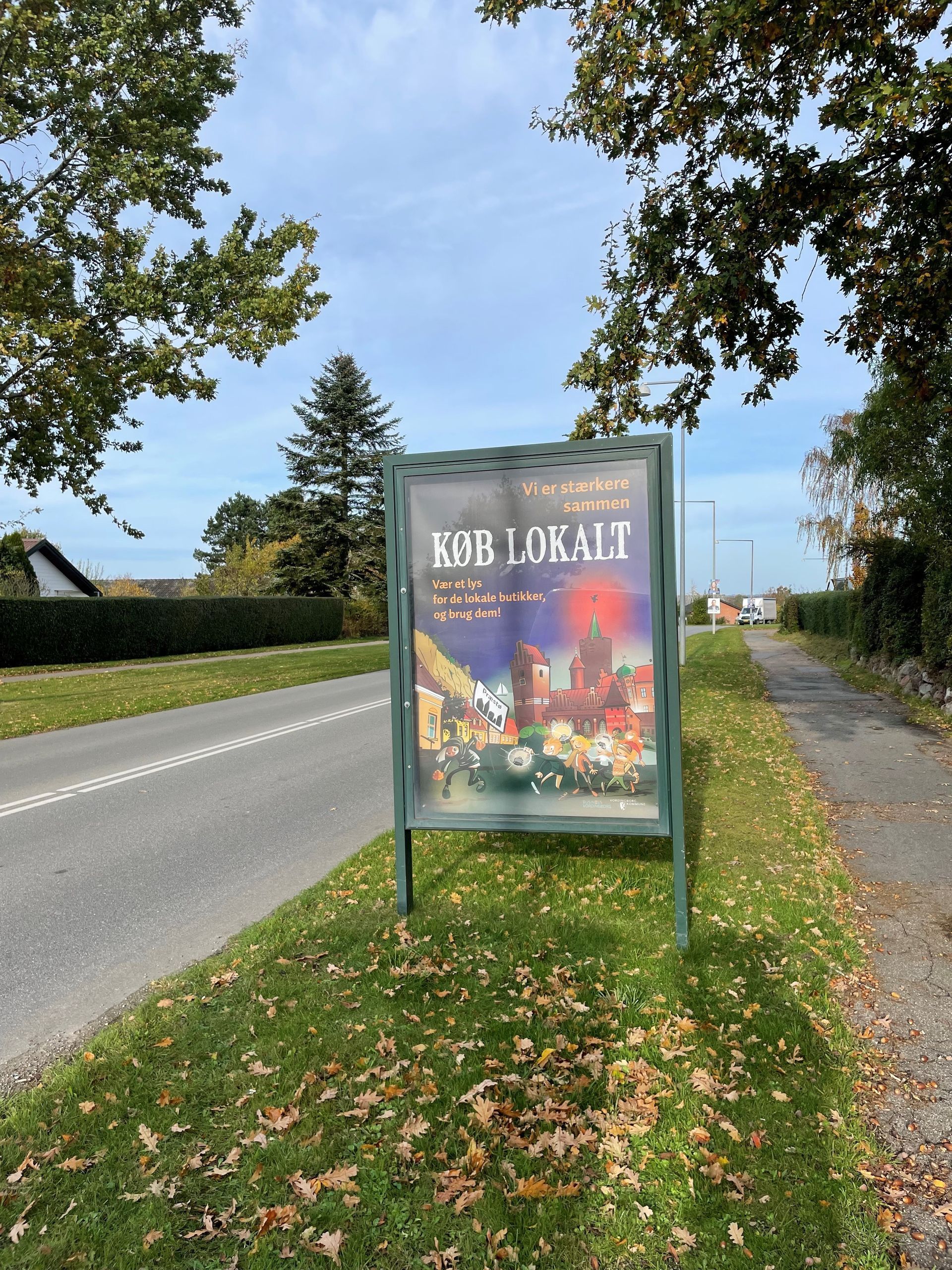 Billede af bytavlen på Næbvej