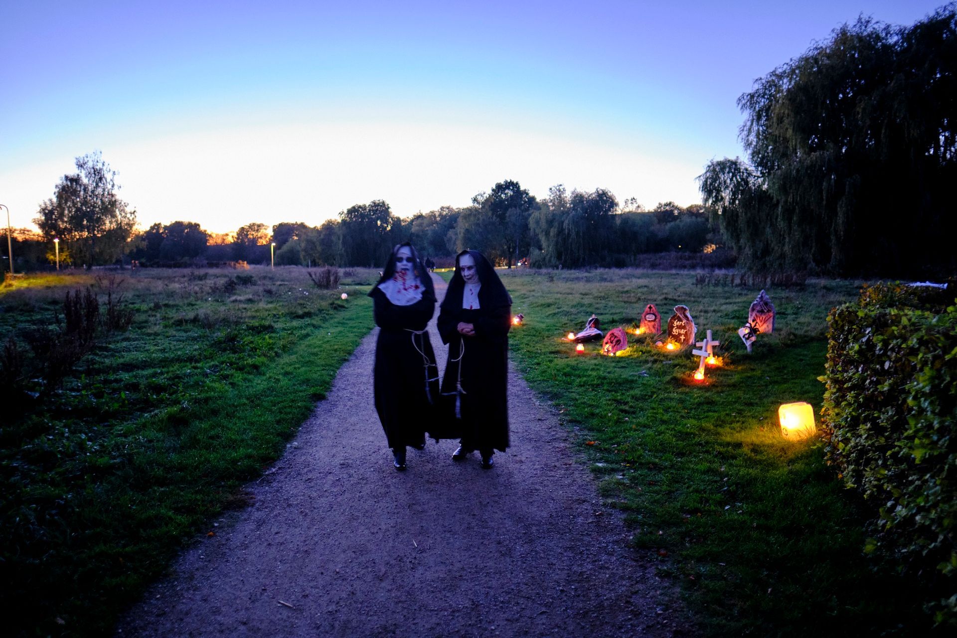 Billede fra Halloween i Præstø