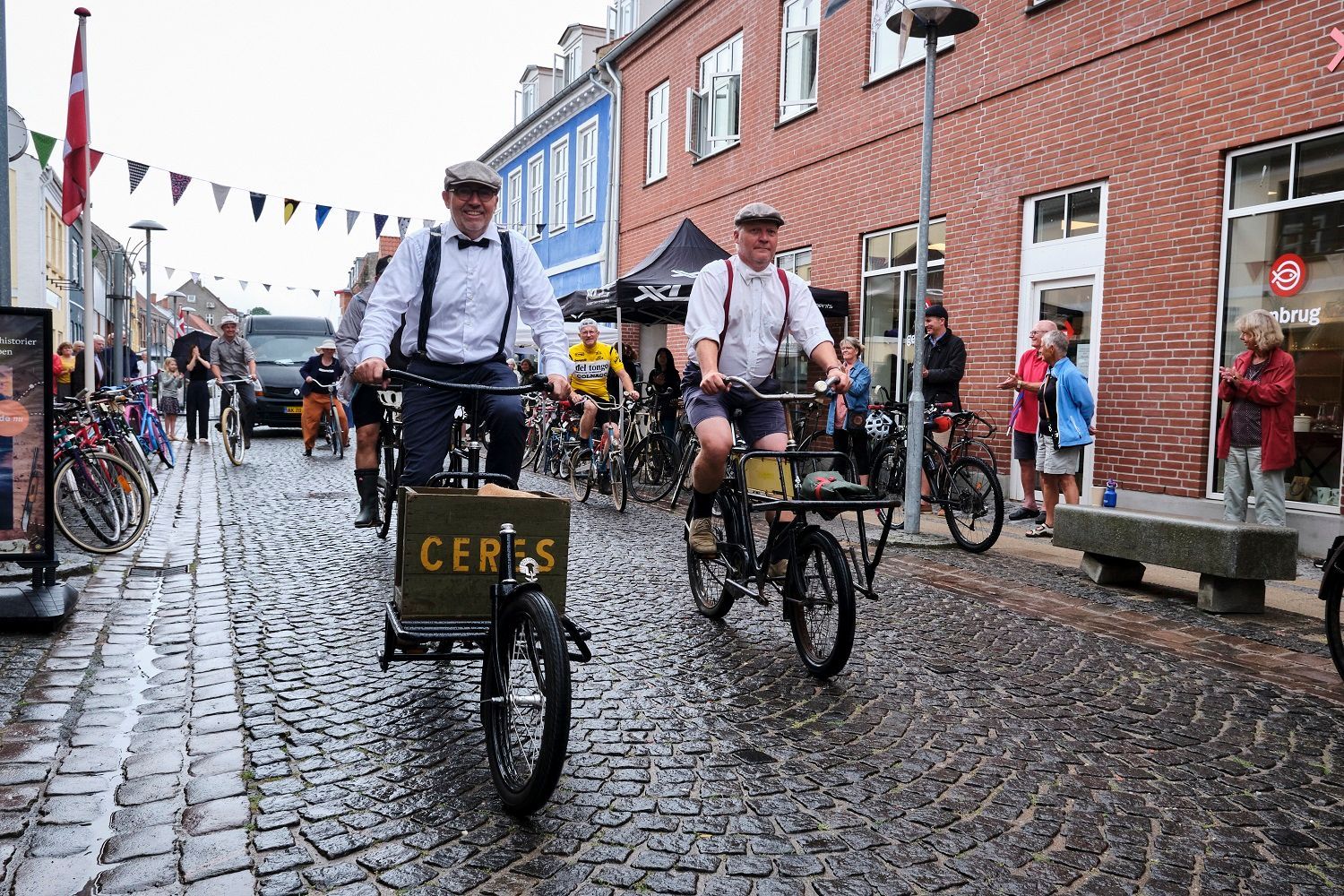 Billede fra Vintage Cycle Festival i Præstø