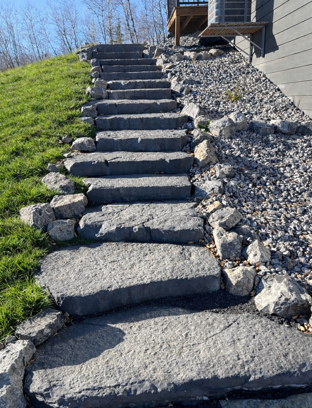 irregular barkman steps 