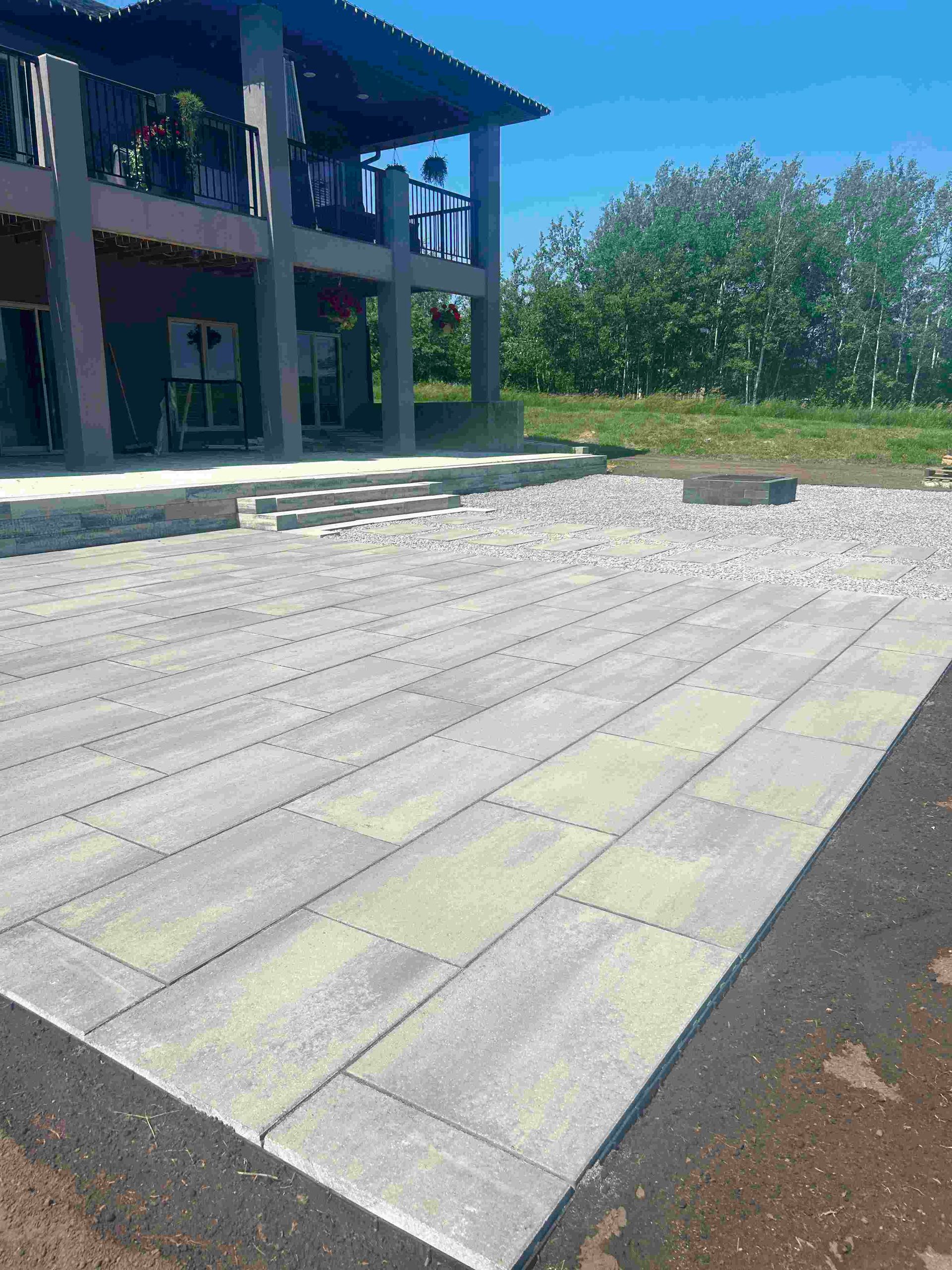 barkman wall and patio