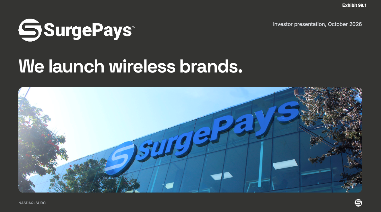 SurgePays Investor Presentation Thumb