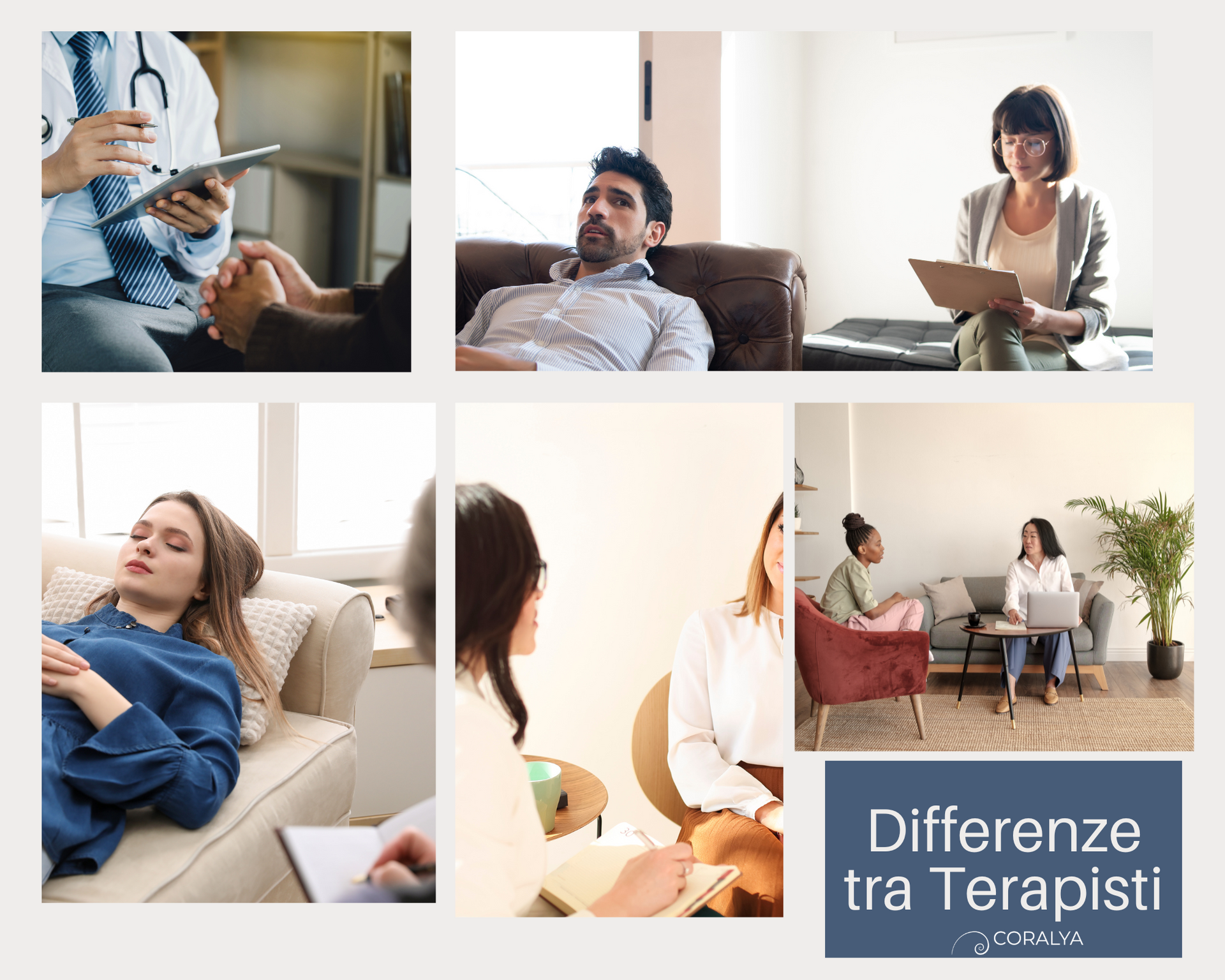 Psiogo, Psicoterapu, counselor o Coach