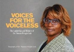 Book cover: Woman with glasses, title 