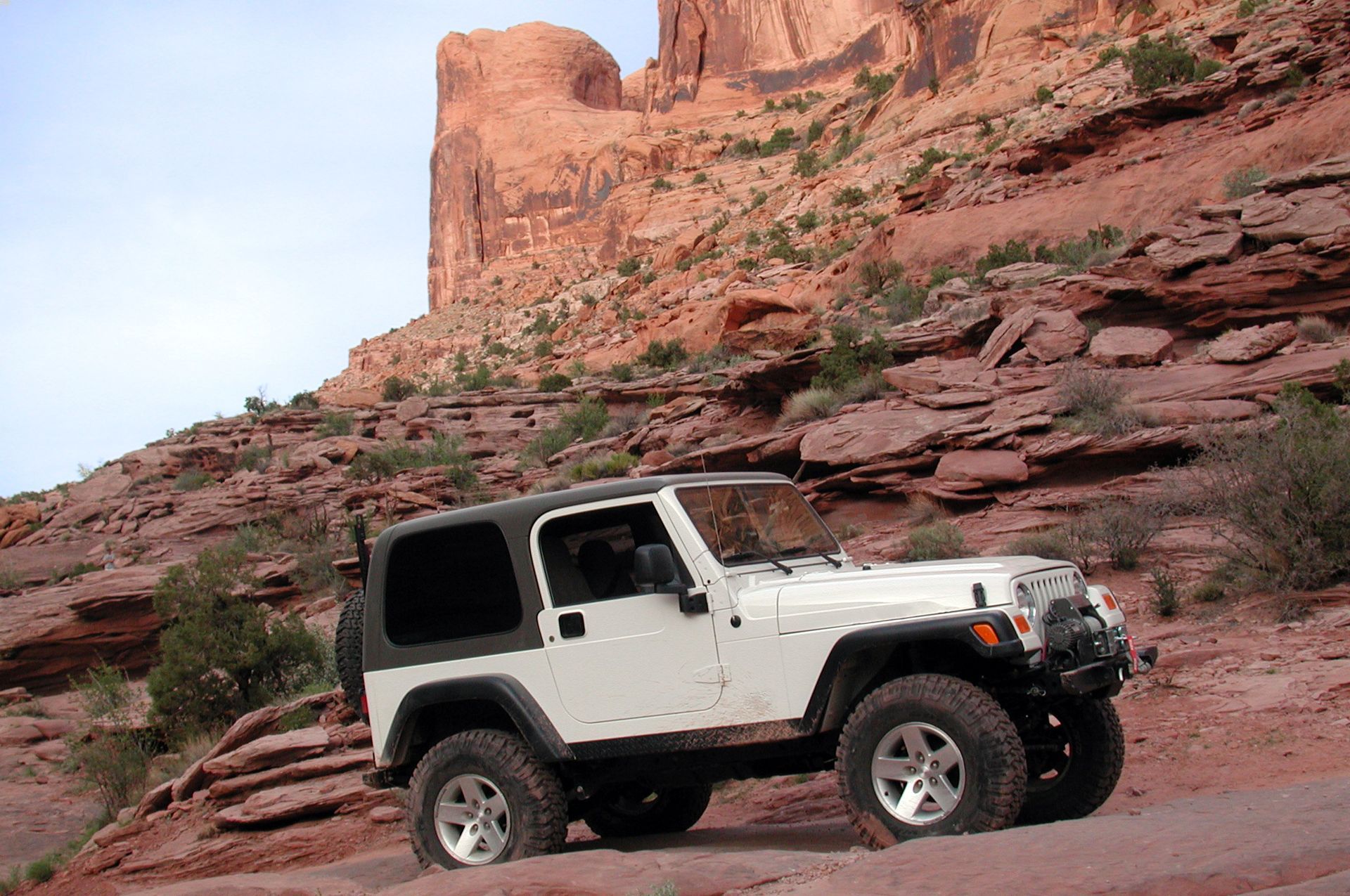 White Jeep on the Hill Side - San Diego, CA - Independent Volvo, Saab, Jeep & Subaru