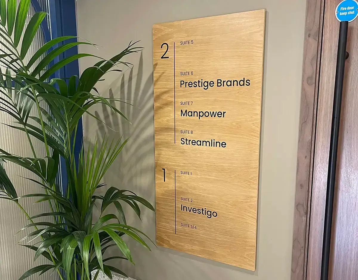 Corporate signage