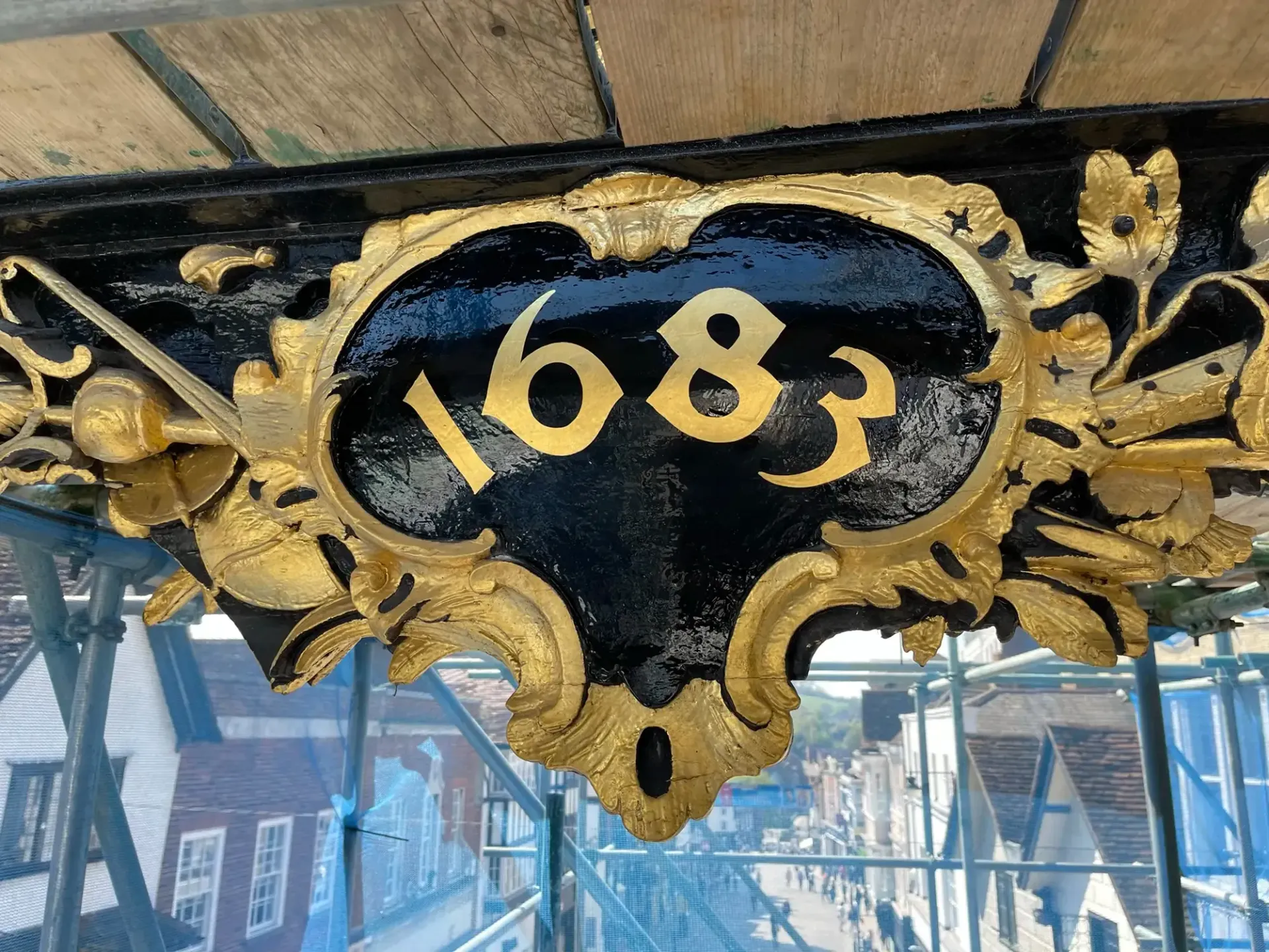 Guildford Guildhall 1683 renovation