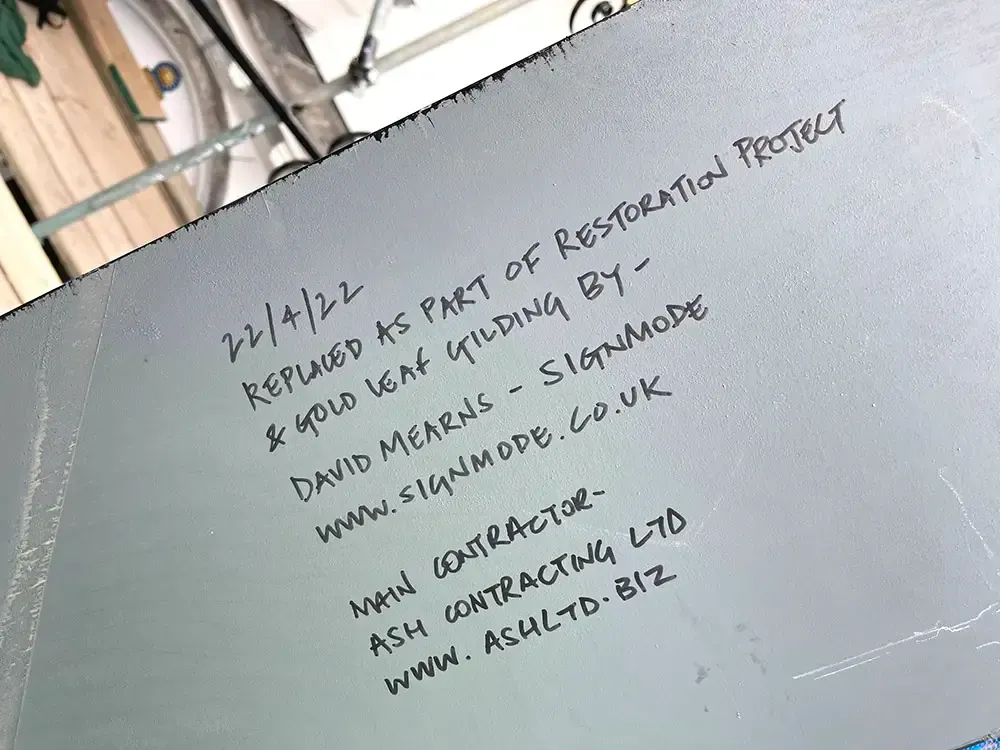 Guildford Guildhall restoration note